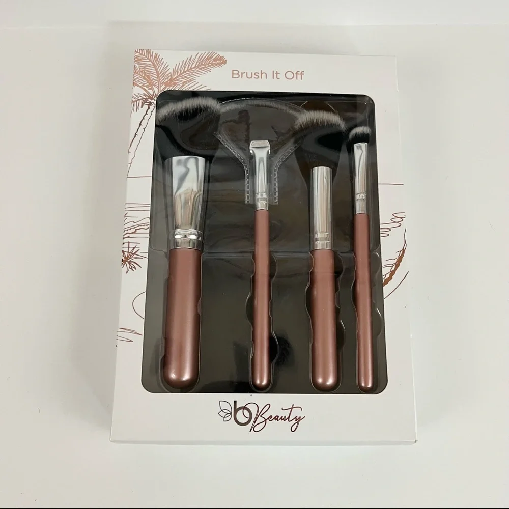 Belk Beauty Brush It Off 4 Piece Brush Set
